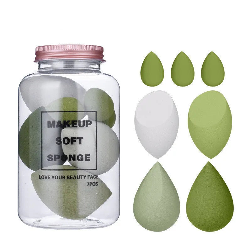 Drift Bottle Boxed Beauty Egg – hydrophilic non-latex makeup sponge in avocado green, 14x8x8cm