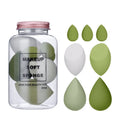 Drift Bottle Boxed Beauty Egg – hydrophilic non-latex makeup sponge in avocado green, 14x8x8cm
