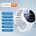 Black and white Fashion Personality Video Smart Watch showing 1.28-inch screen on wrist.