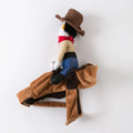 Western denim riding costume dog clothes for corgi and golden retriever breeds