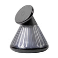 Wireless charging bedside lamp with magnetic charging seat in champagne gold or gun metal colours