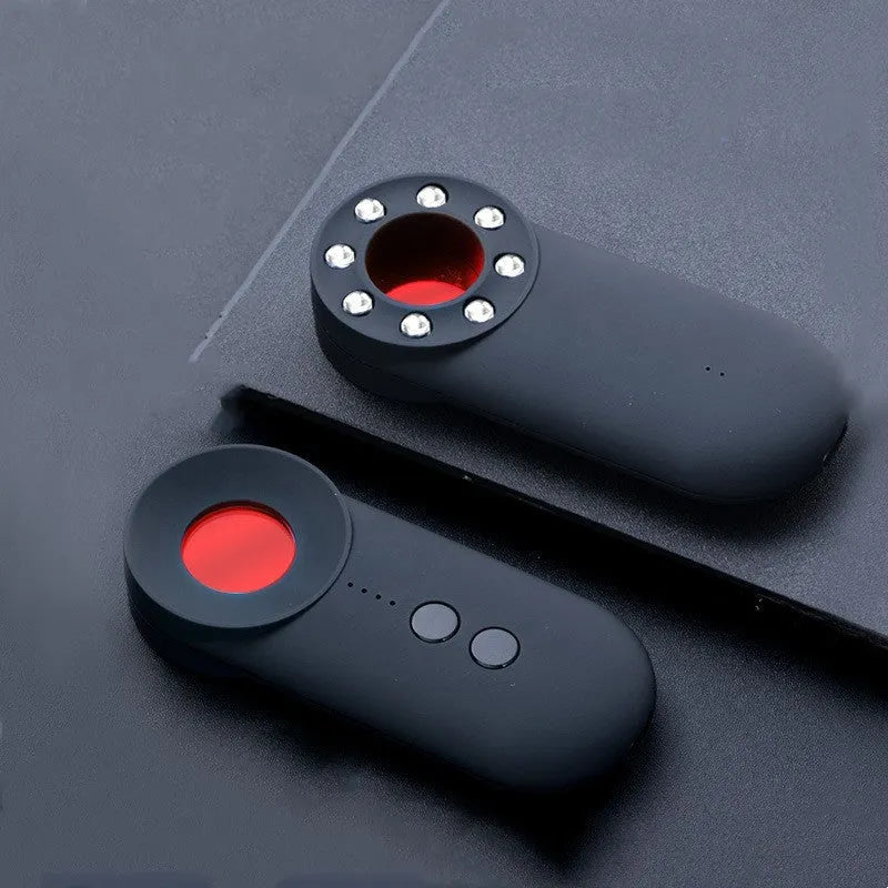 Black portable GPS and signal detector with ABS housing measuring 93.8 x 38 x 14.5mm
