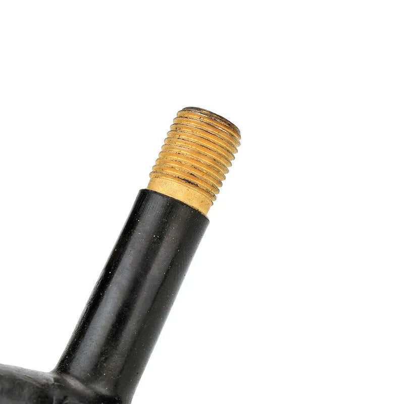 Aluminium alloy bicycle tyre valve cap in assorted colours on a black background.