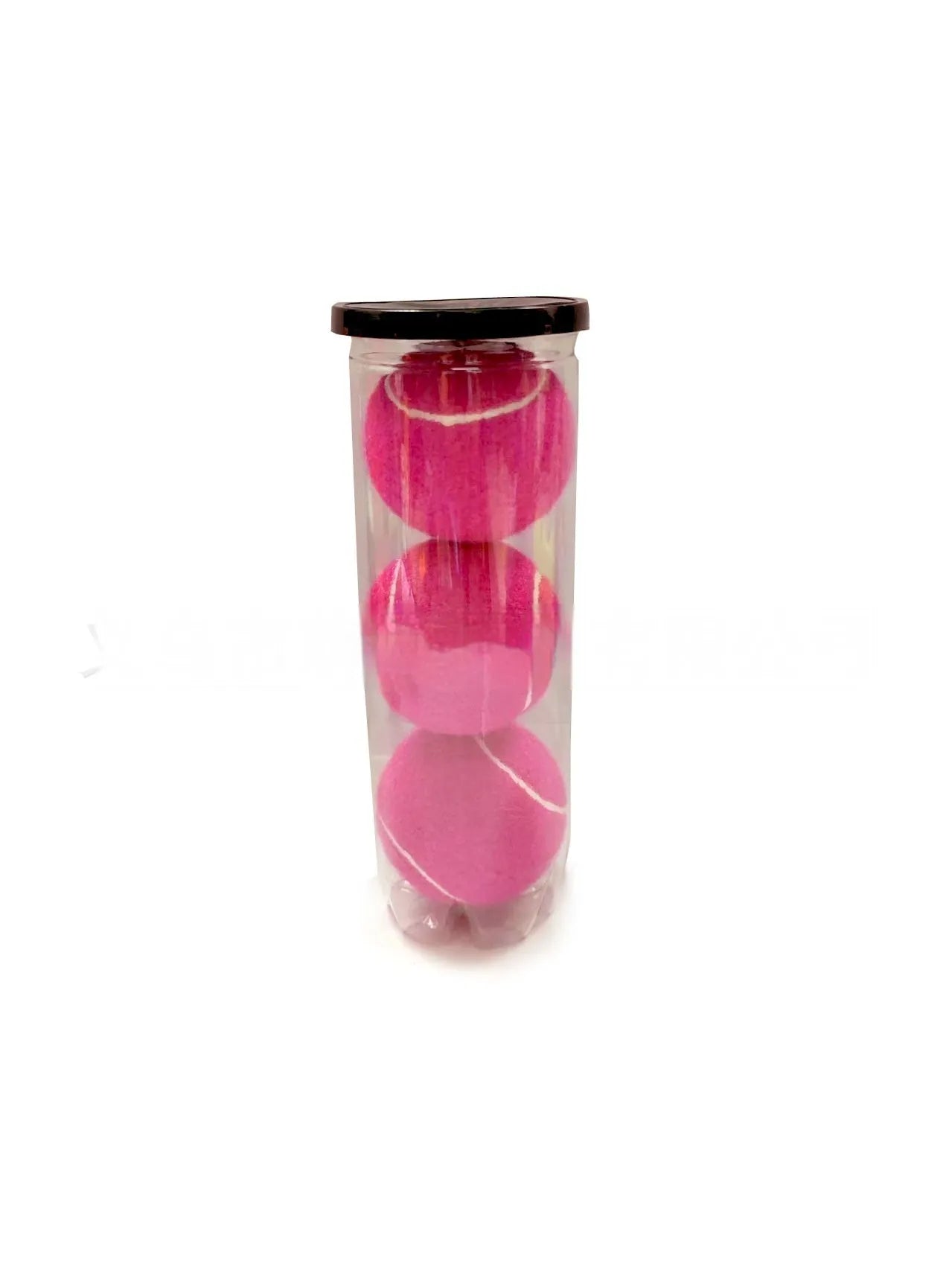 High elasticity durable training tennis rubber barrel ball in green, orange, pink, rose red colour options