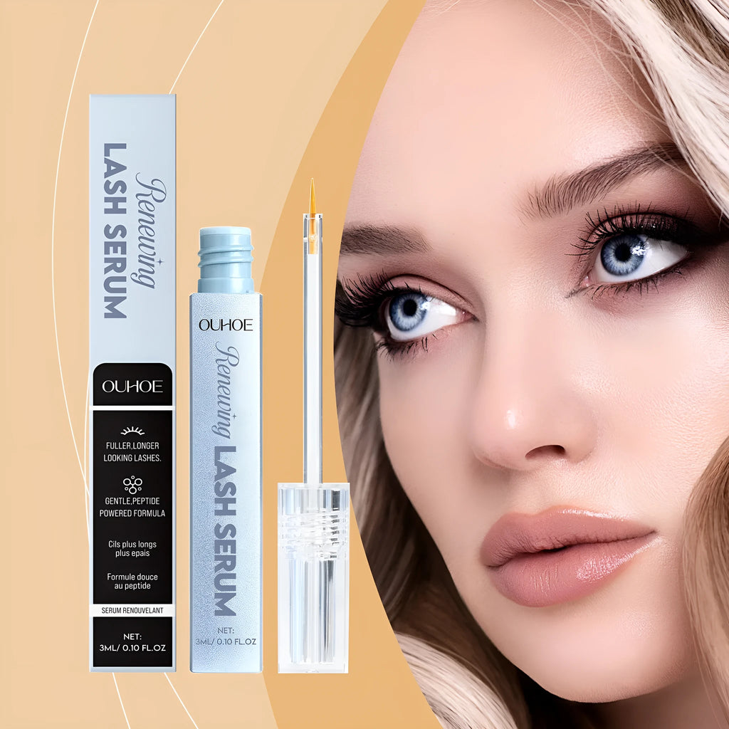 3ml bottle of nourish liquid for eyelashes with peptide and vitamin formula