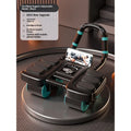 Abdominal wheel automatic rebound home fitness equipment in black
