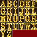 Plastic LED alphabet letter lights for birthday and proposal decorations measuring 22cm height