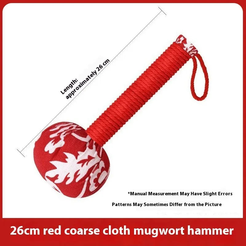 Argy wormwood hand-held massage hammer for neck and shoulder relief in five colour options.
