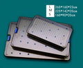 Silicone UV disinfection box open, showing interior with UV light and a mobile phone inside.