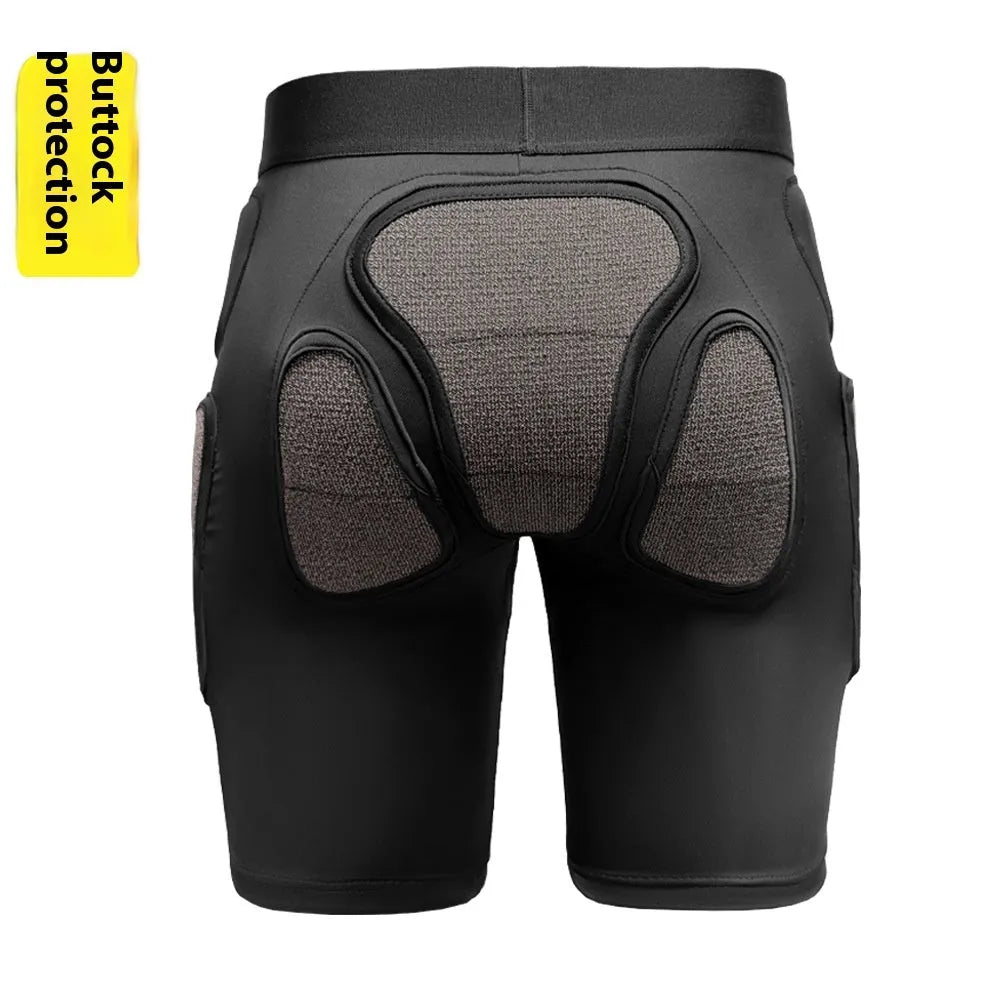 X-ray diffraction ski protective anti-fall pants with hip and knee pad options for snow sports