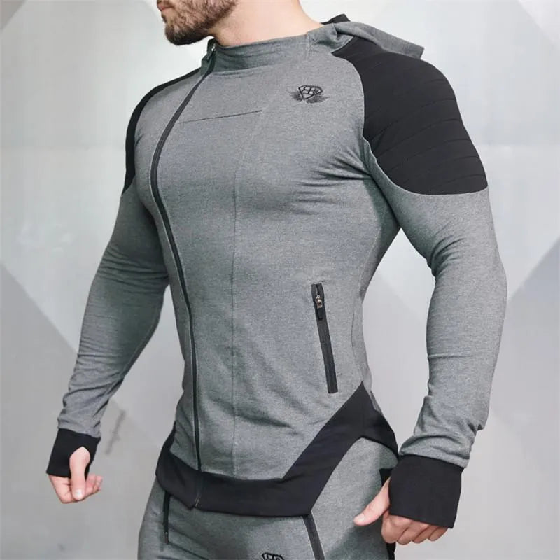 New Gyms slim fit hoodie in cotton, available in multiple sizes and colour options
