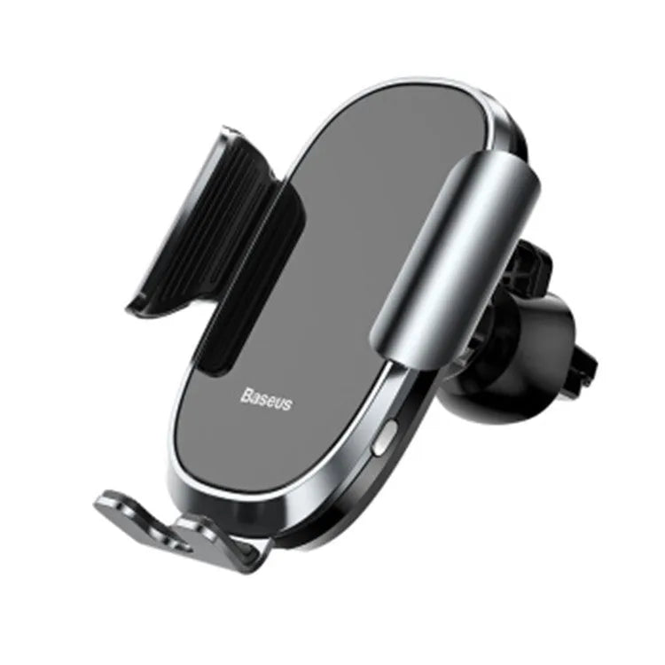Universal smart car bracket mobile phone holder showing 360-degree rotation and adjustable clamping arms