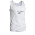 Men's cotton fitness tank, sleeveless with straight hem, available in multiple colours