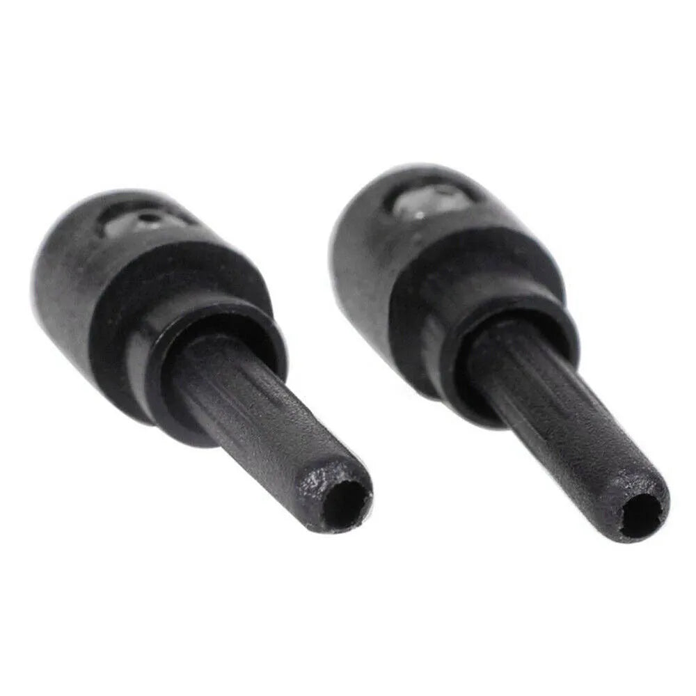Black rear windscreen washer nozzle replacement part for Volkswagen Audi Skoda vehicles