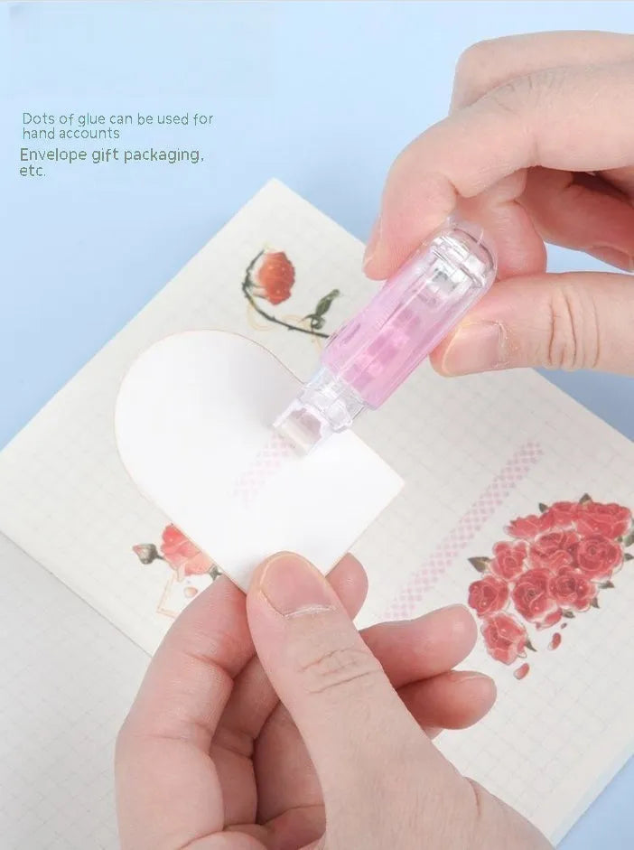 Cat's Paw Paws Dots double-sided adhesive tape 5mm wide in dispensing mixed colour packaging