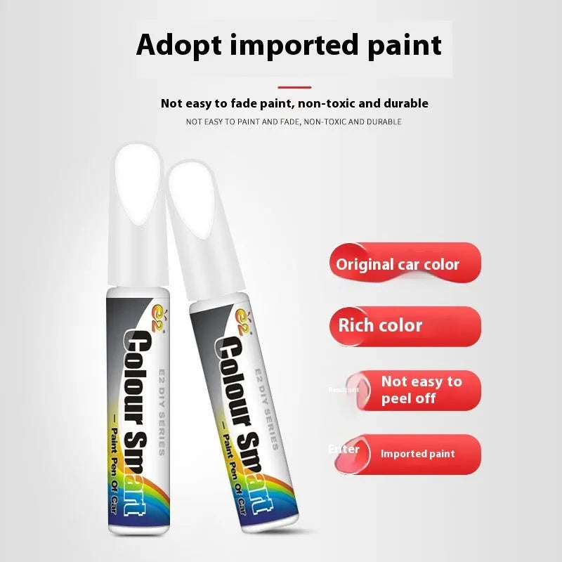 Car paint scratch healing pen 12 ml in black colour for automotive vehicle touch-up repairs