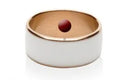JAKCOM R3F smart ring in black colour on a white surface