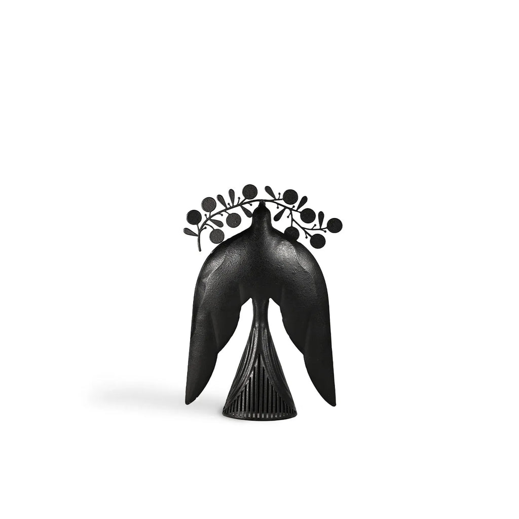 Handmade iron flying bird ornament in ancient Chinese style for TV cabinet decoration.