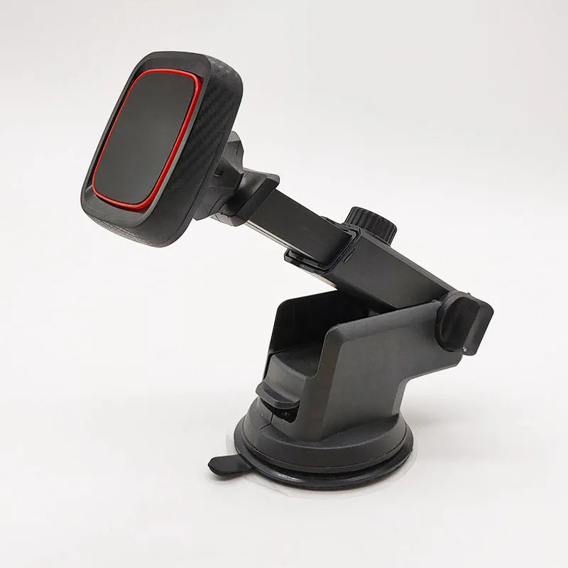 Universal car phone holder with air vent mount and long brush holder in hose black colour
