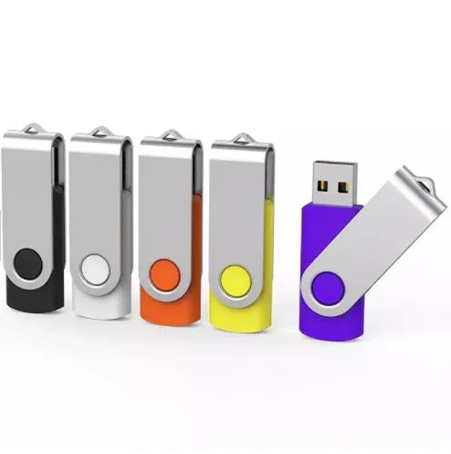 USB 3.0 metal mobile hard drive in silver finish with capacity options from 8GB to 128GB