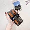 Genuine leather watch strap with triangle buckle for iWatch in brown