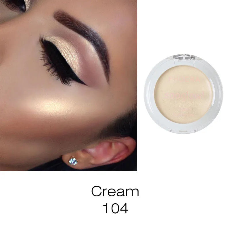 PHOERA High-Light Brightening Repair Paste Eye Cream 19g Single Weight Colour Options Amber Bronze Copper Cream Lunaris Solaris Twinkle Undress for Makeup Brightness Enhancement