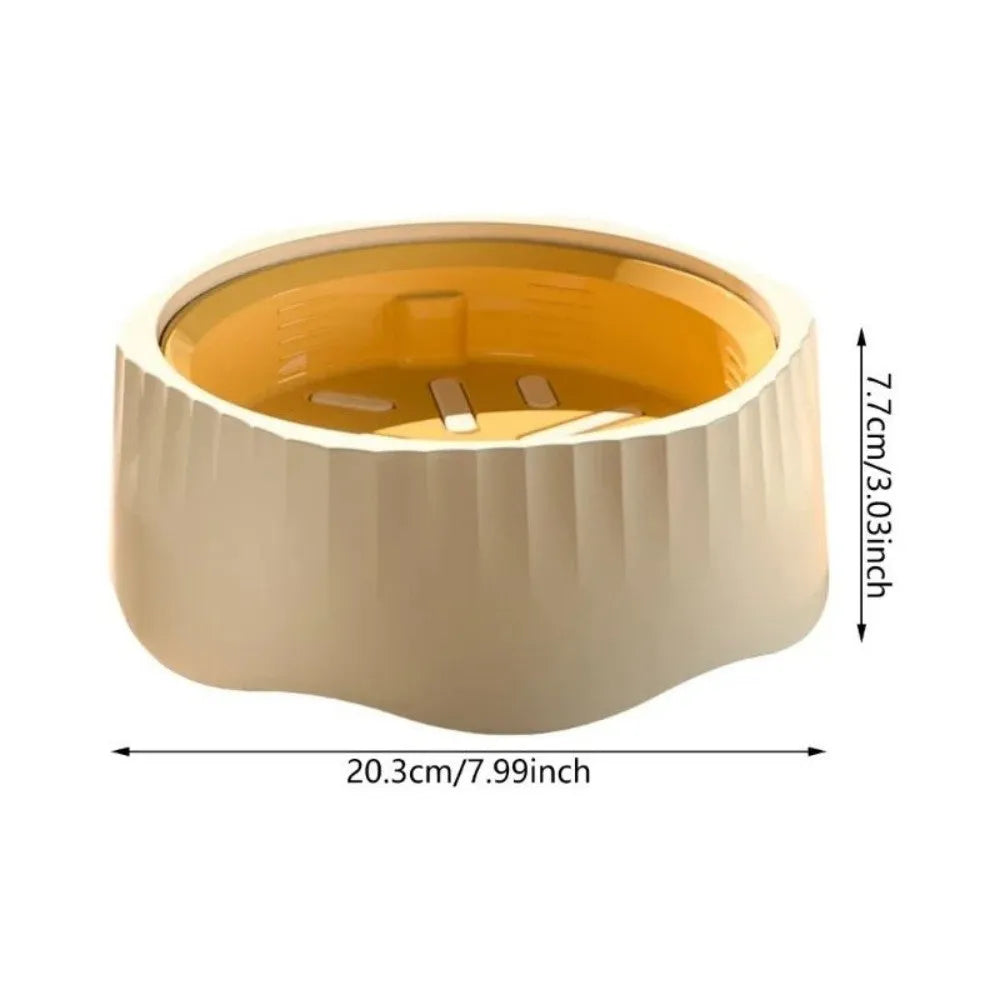 PP slow feeding bowl for cats and dogs in blue green pink white colours