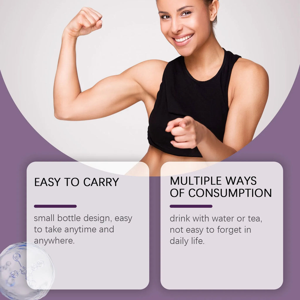 60ml bottle of balance relief supplement drops with a separate dropper on a white background.