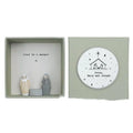Boxed cartoon guardian angel resin ornament gift in modern simplicity style.