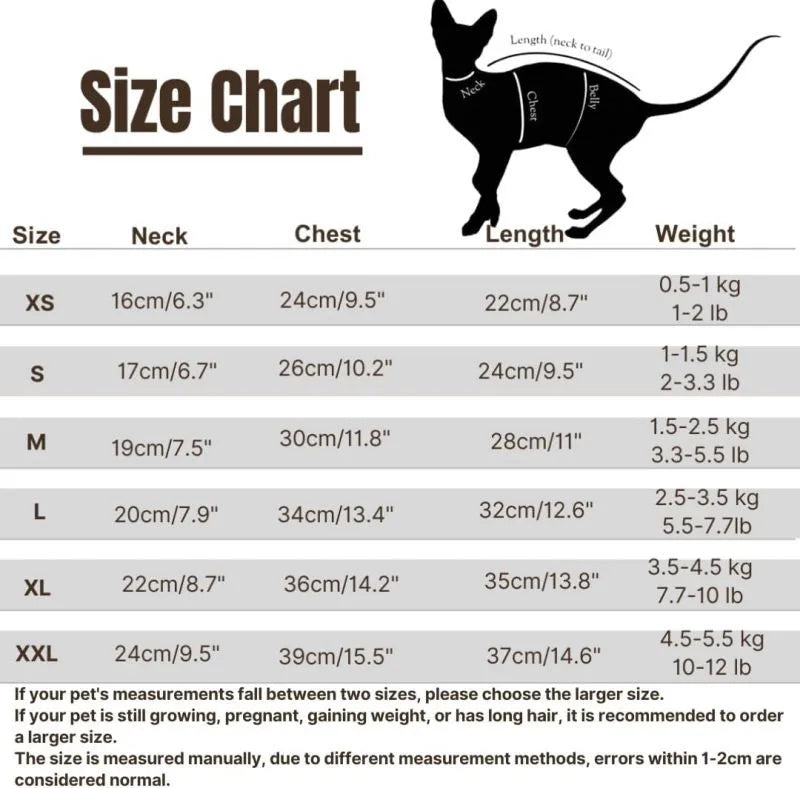 Fleece dinosaur costume for hairless Sphynx and Rex breed cats in multiple sizes
