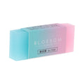 Cute translucent rubber eraser with soft edges, 4.8 cm long, for school pencil use