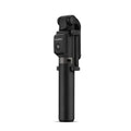 AF15 Bluetooth wireless selfie stick tripod folded to 186mm, black plastic construction