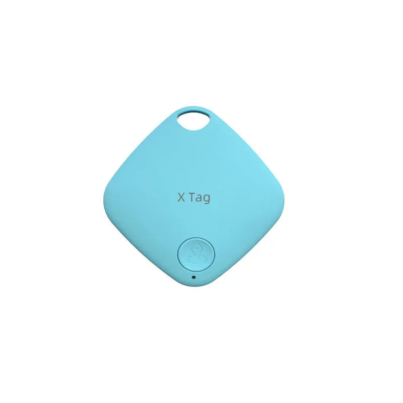 Circular black Bluetooth key finder tracker with key ring, showing 37mm diameter size.