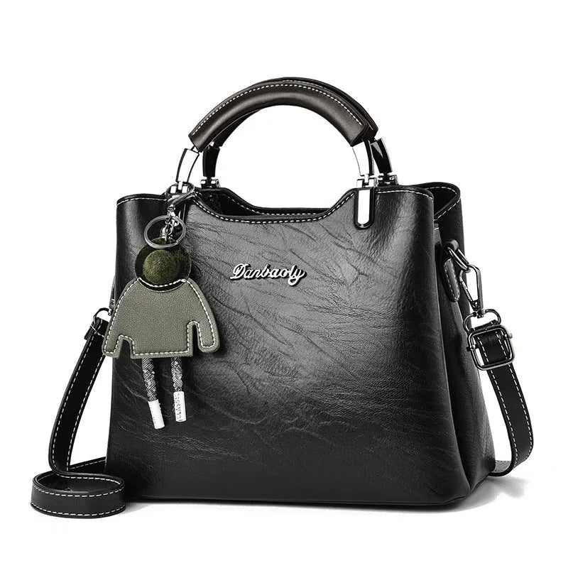 Simple Retro small handbag for women, PU crossbody bag, horizontal square shape, available in six colours