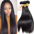 Straight real human hair extension wig natural style available in lengths 8 to 30 inches for ladies