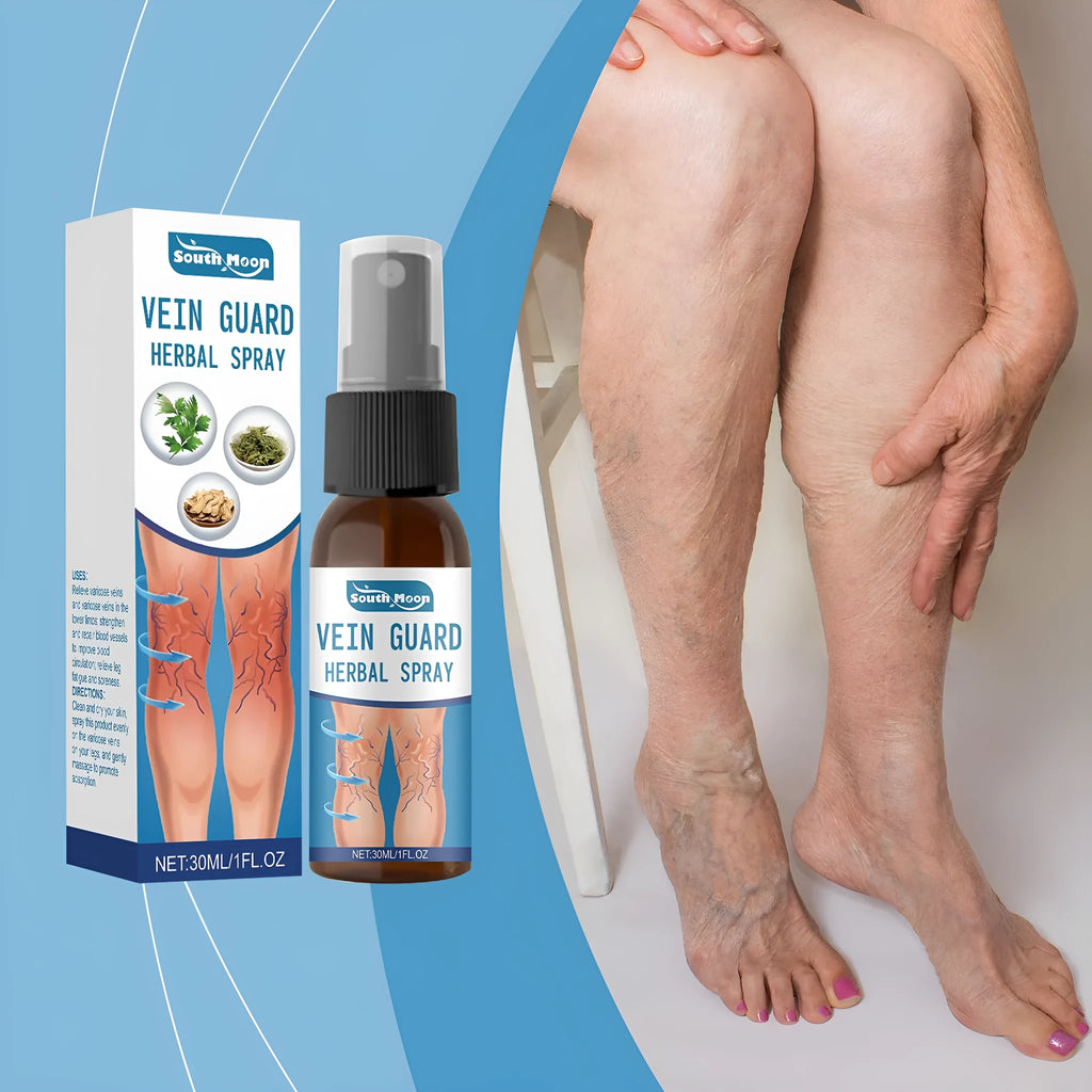 30ml bottle of herbal body care spray with menthol and botanical plant extracts
