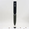 Set of four putting golf club grips in black, blue, grey, and red with 270mm length and rubber PU construction