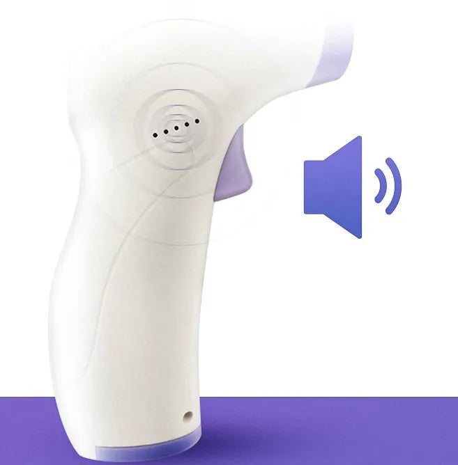 Non-contact infrared temperature measuring gun model HTD883A with digital display and trigger button