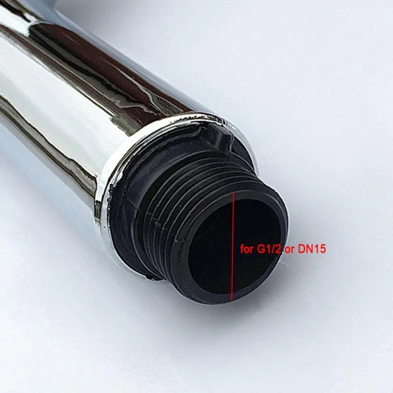 Chrome kitchen tap spare pull out spray shower head with spray function for sink replacement