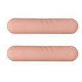 Silicone-edged hand-drawn cast iron dumbbell stick in various colours and weight options.