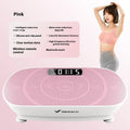 Grey smart power plate board with Bluetooth connectivity showing control panel and compact 58cm design for home fitness
