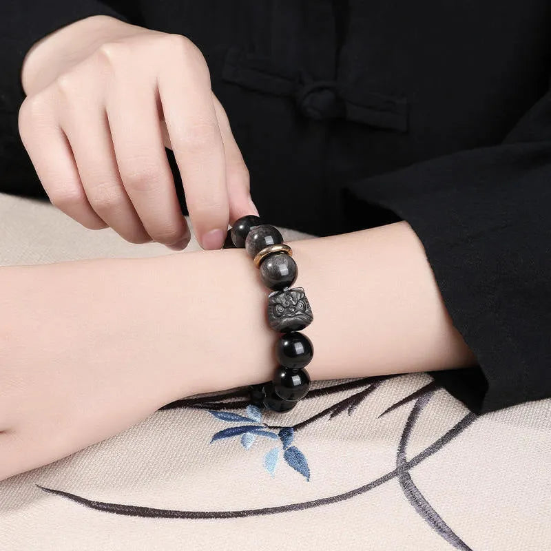 Chinese style resin fashion bracelet for men and women in S519 design.