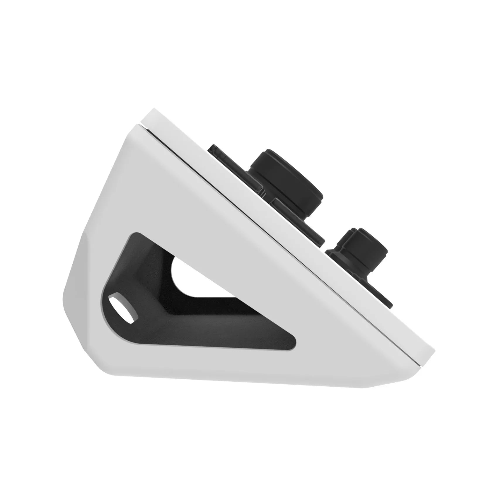 Compact white silicone USB keyboard with integrated trackpad and 2 metre cable