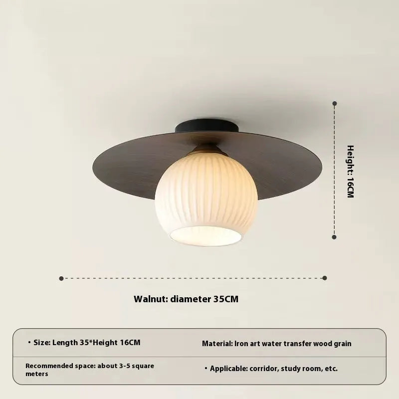 Creative new Chinese style simple ceiling lamp with 5W bulb option for entrance