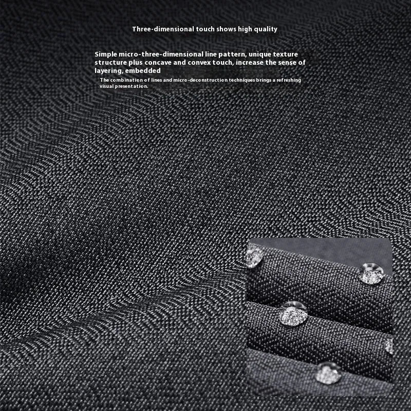Men's dark grey 14-inch laptop protective sleeve made from Oxford fabric