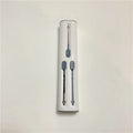 AirPods Pro cleaning kit with multiple heads including flocking sponge and metal nib on white background