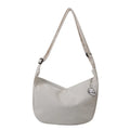 Corduroy dumpling shape single shoulder armpit bag women daily wear plaid pattern eight colours