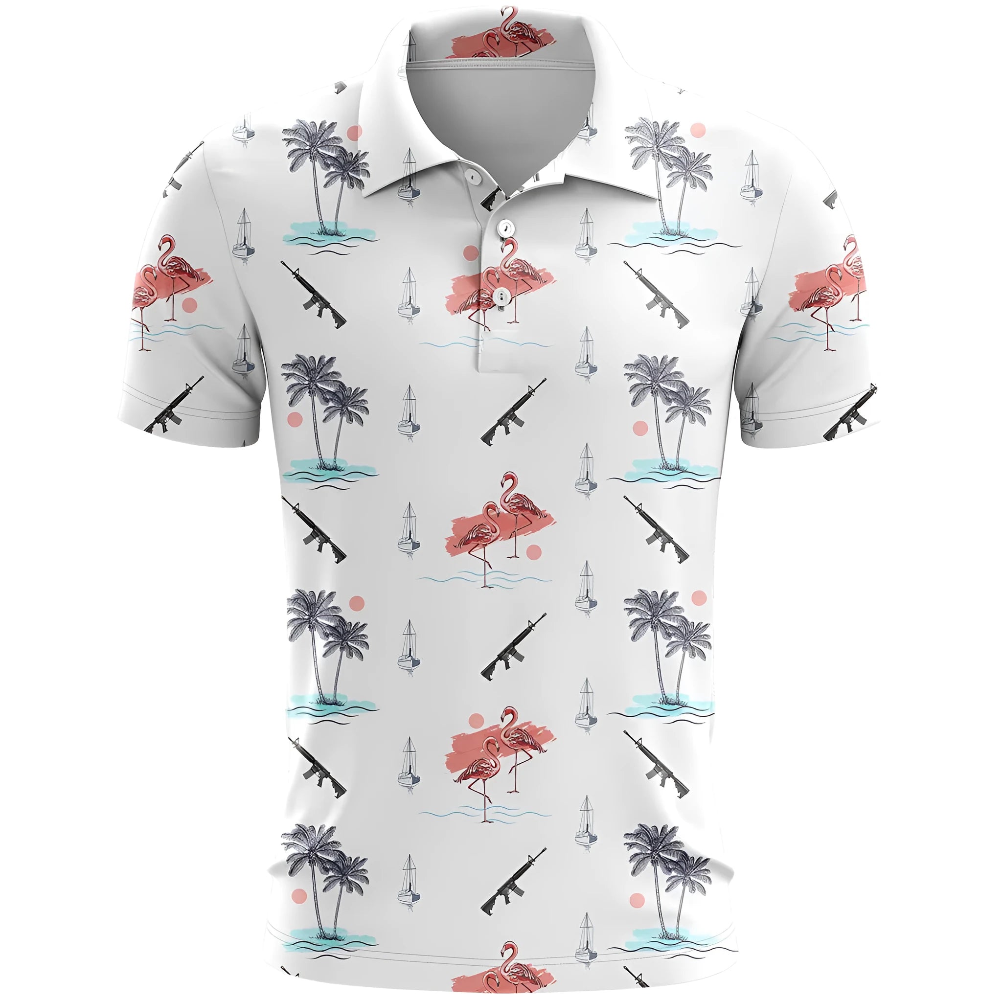 3D printed pattern on a loose thin bird eye cloth short sleeve sports top in multiple colour options.