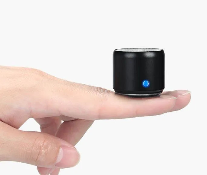 EWA A106 Pro Mini Bluetooth Speaker in black, pink, or silver with waterproof IPX67 rating
