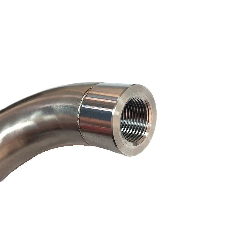 Car temperature sensor adapter with M18 x 1.5 thread and flow valve assembly